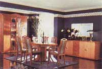 Beispiel einer schönen Farbestaltung eines Wohnraumes