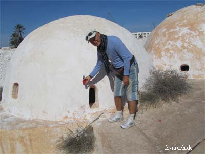Dr. Peter Rauch thermische Messung an einer Kuppel auf Djerba