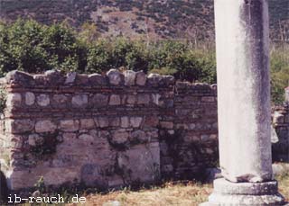 Mischmauerwerk aus der römischen Zeit in Ephesos