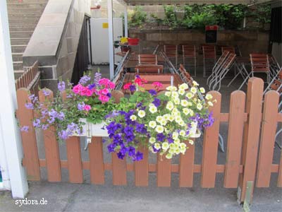 Gartenzaun in der Sächsischen Schweiz