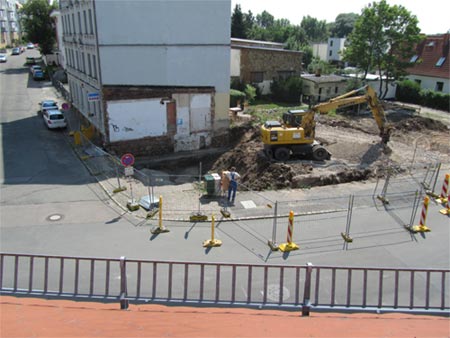 Baustelle Baugrube