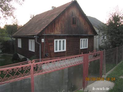 Holzblockbauweise in  Transkarpatien