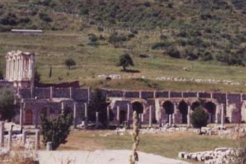Teile der antiken Stadt Ephesos (Türkei)