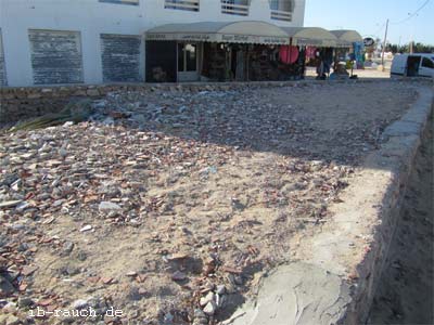 Fundament aus Steine Djerba