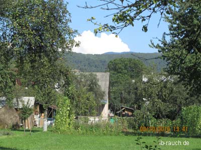 privater Garten am Haus