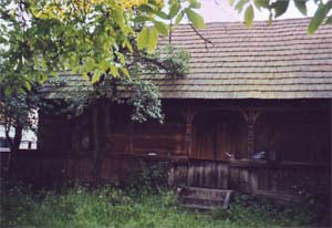 Holzhaus in Transkarpatien