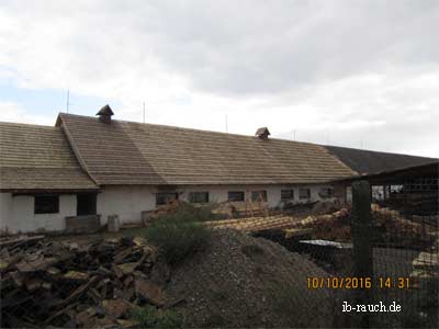 Dacheindeckung mit Holzdachsteine Ukraine