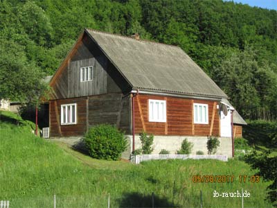 Holzhaus in Transkarpatien