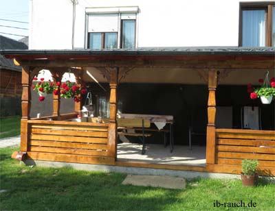 Terrasse aus Holz
