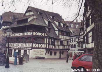 historischen Fachwerkhäuser in Straßbur