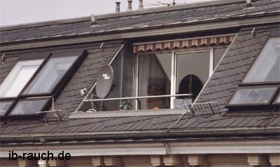 Balkon im Dachgeschoss