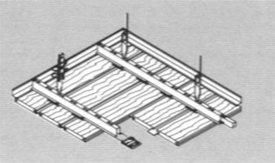 Holzpaneel-Unterdecke