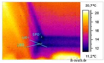 IR-Aufnahme Dachflächenfenster