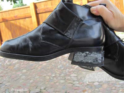 Schimmel an Lederschuhe