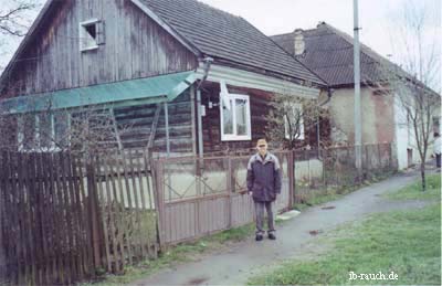 Holzhaus in den Karpaten