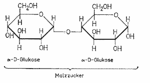 Malzzucker Strukturformel